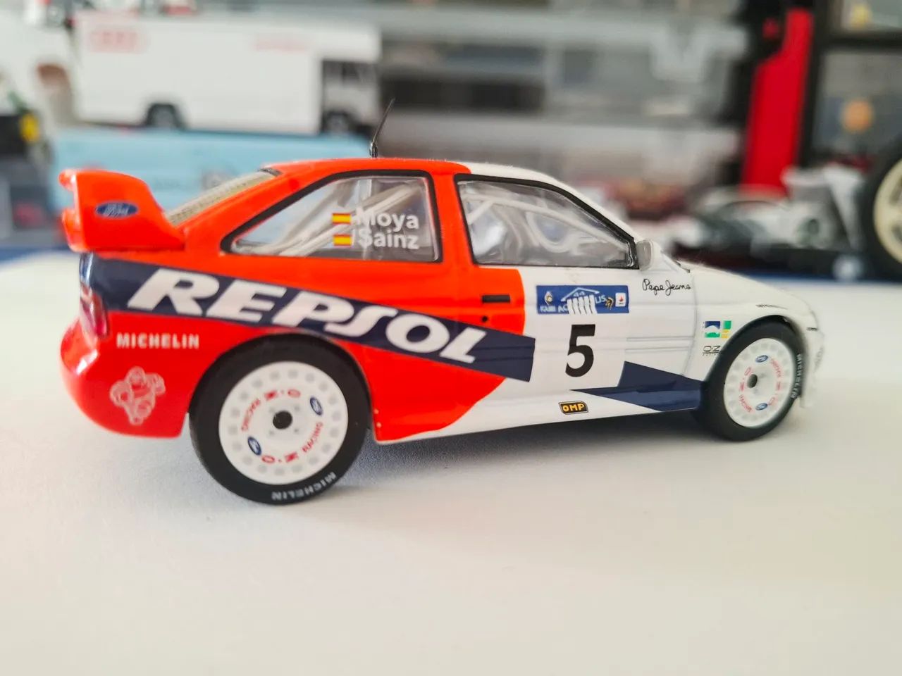 Miniatura Ford Escort WRC escala 1:43 Espetacular!!!