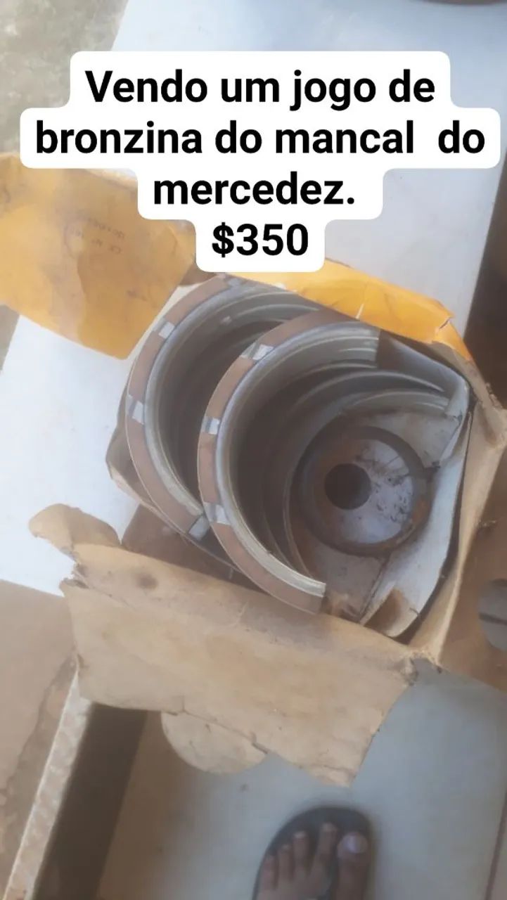 Vendo um jogo de bronzina do mancao do motor Mercedes 