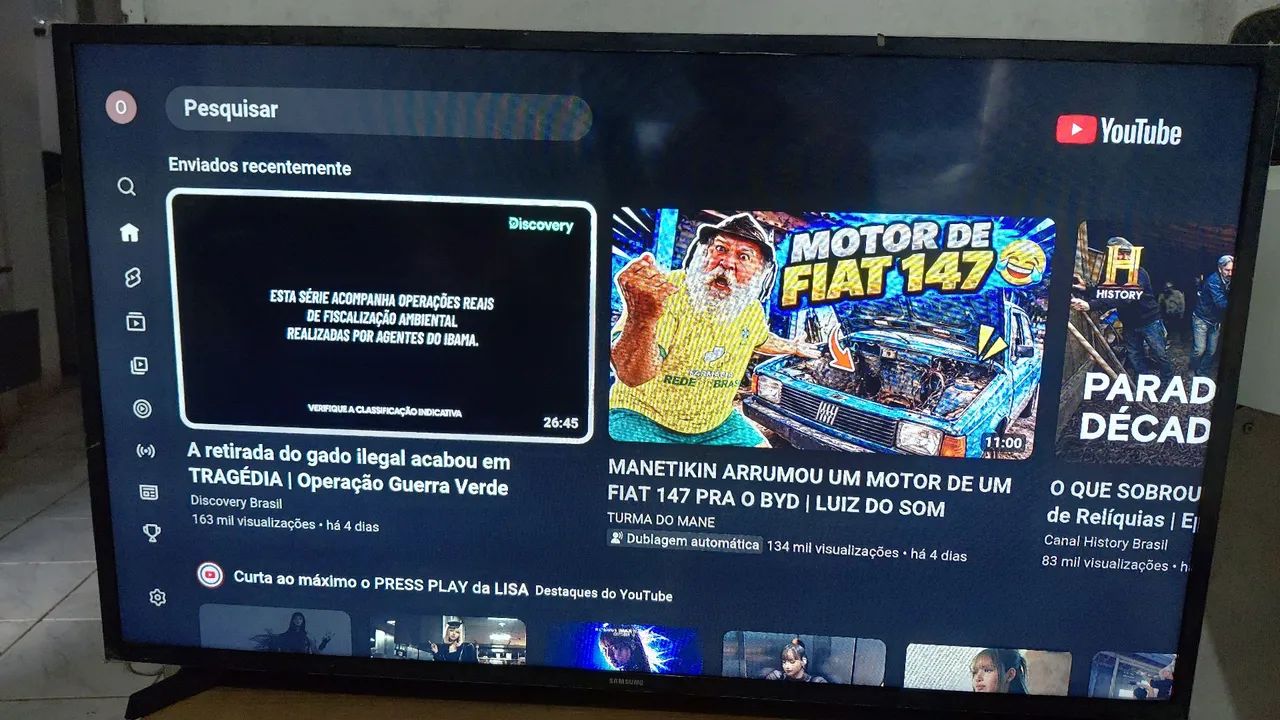 Vendo sansung smart TV 43 polegadas em excelente estado  - Foto 2