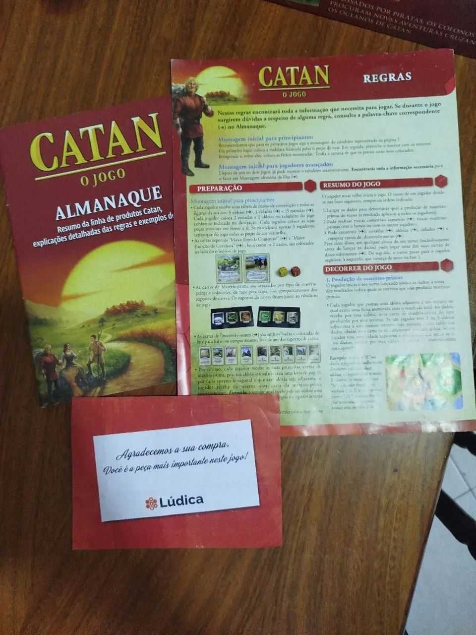 Catan o jogo com cartas protegidas - Foto 4