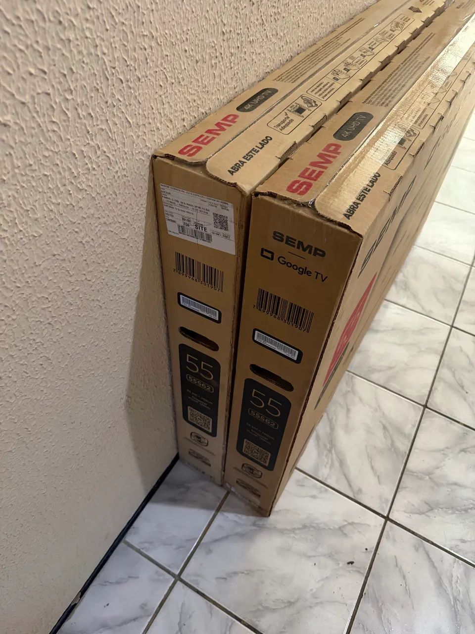 Smart TV SEMP 55 polegadas Lacrada  - Foto 2