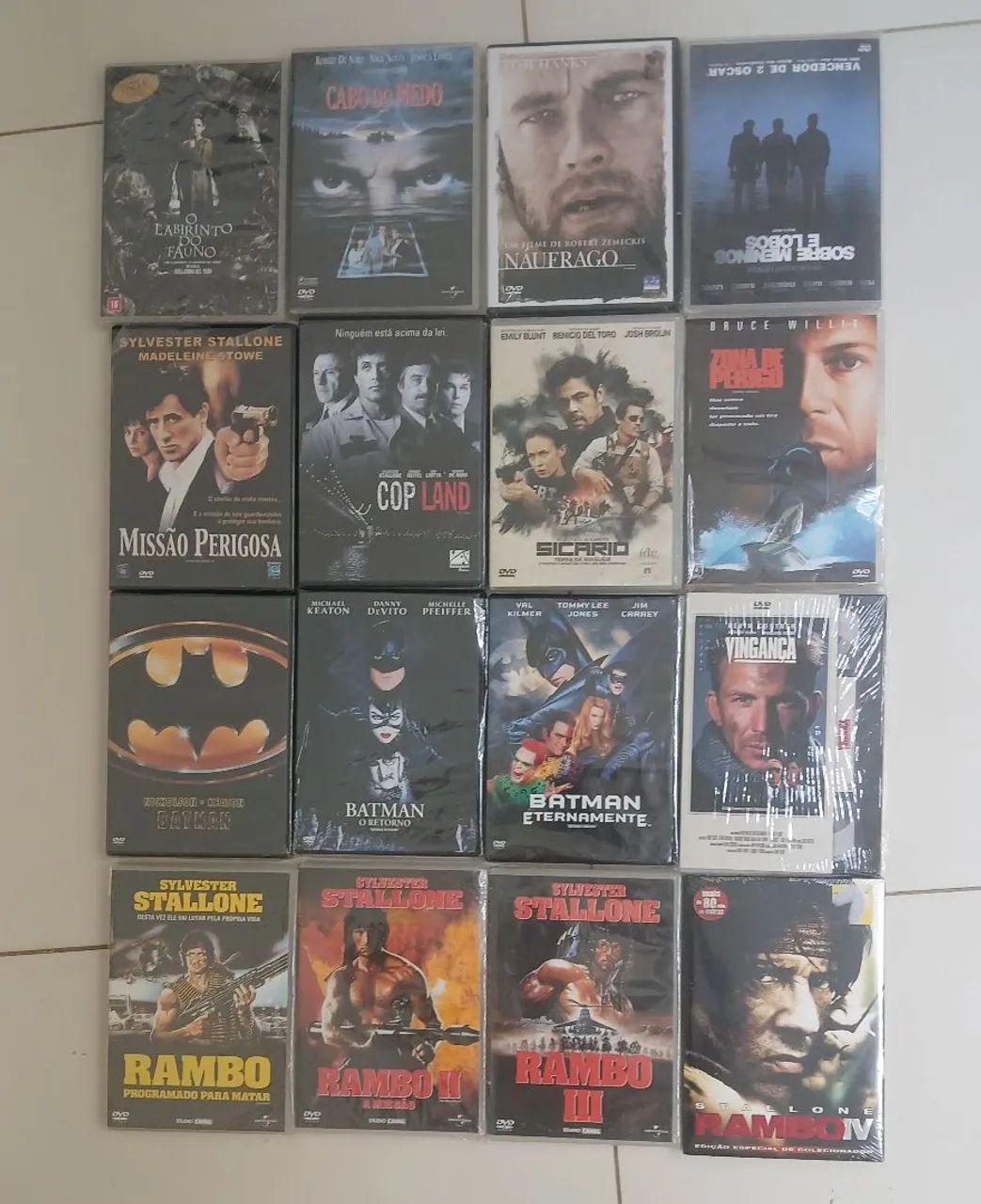 Novo LOTE DE DVDs