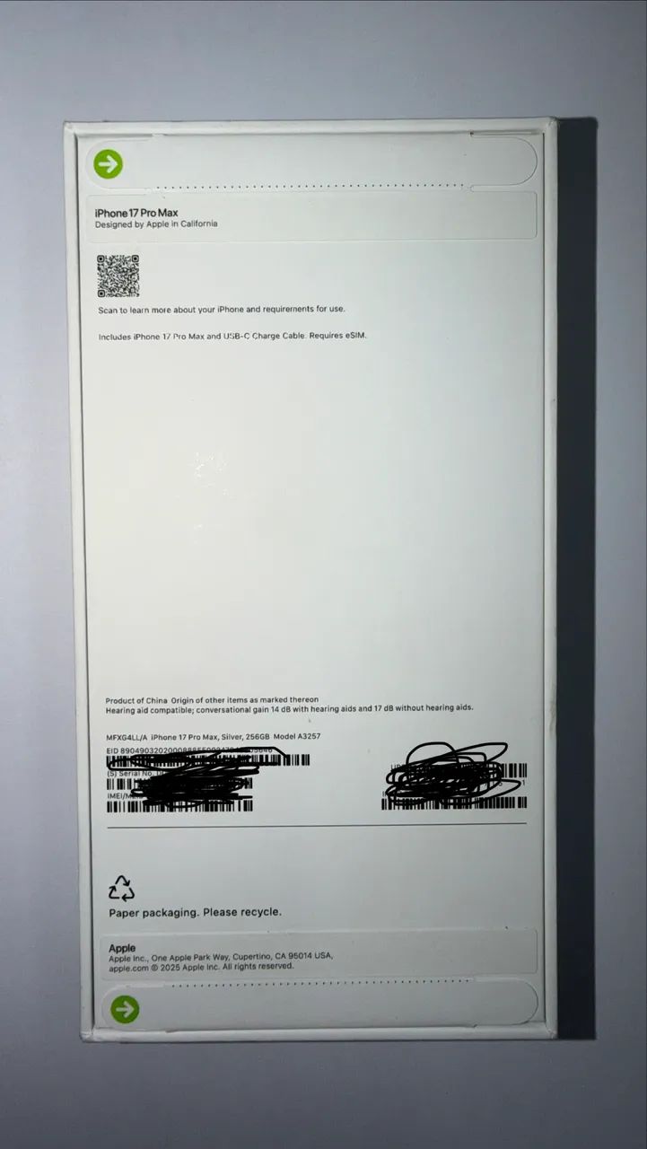 iPhone 17 pro Max, silver, lacrado - 7.100,00 - Foto 2