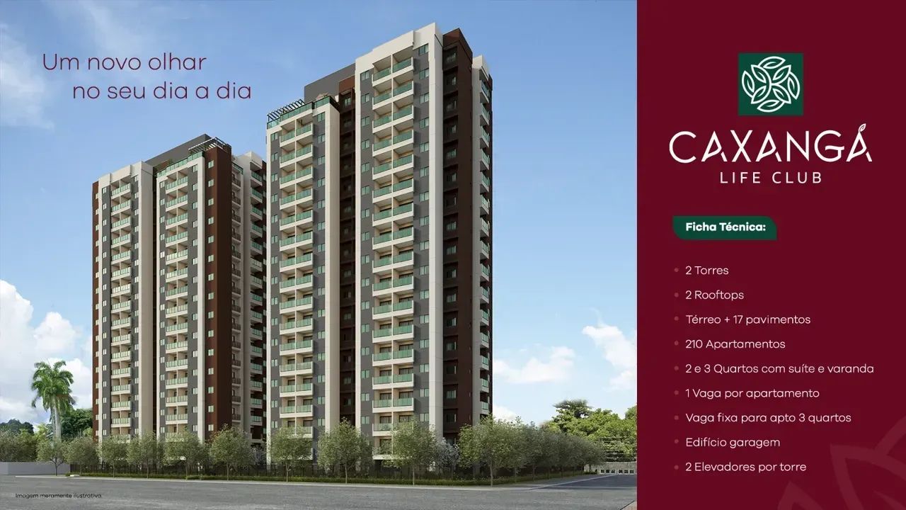 More na melhor localização da CAXANGÁ com 2 ou  quartos