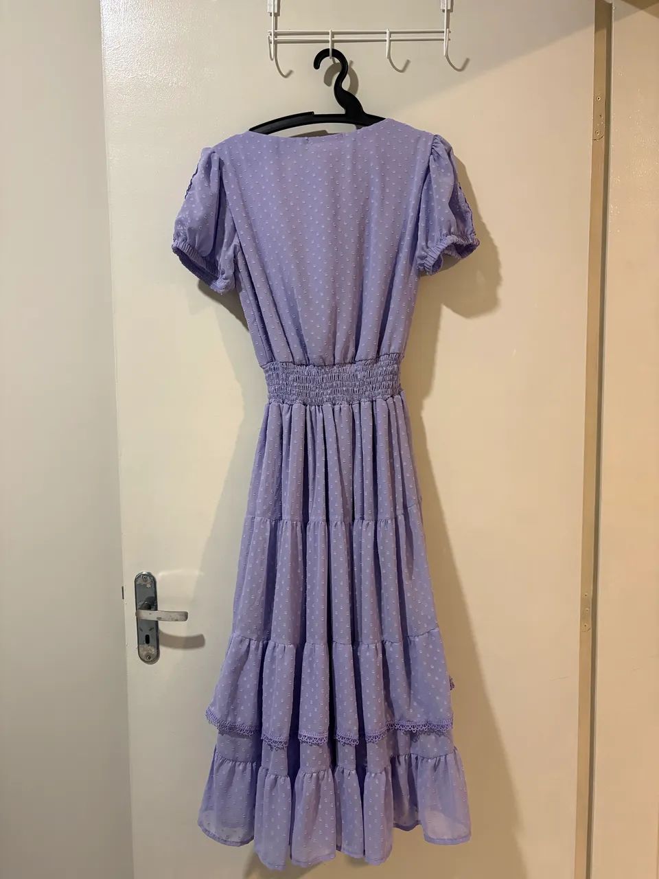 Vestido lilás em chiffon  - Foto 3