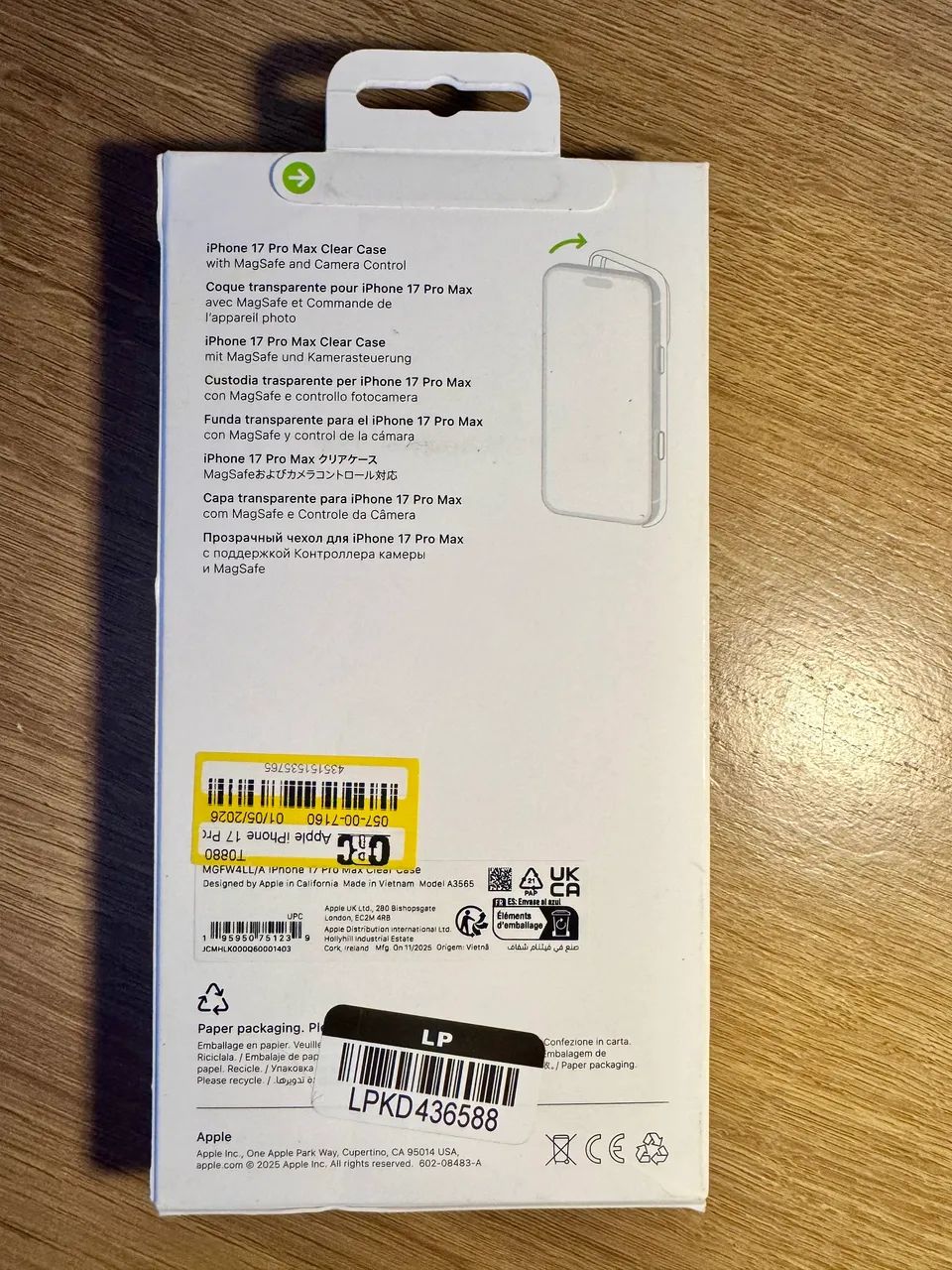 Case iPhone 17 pro Max original lacrada - Foto 2