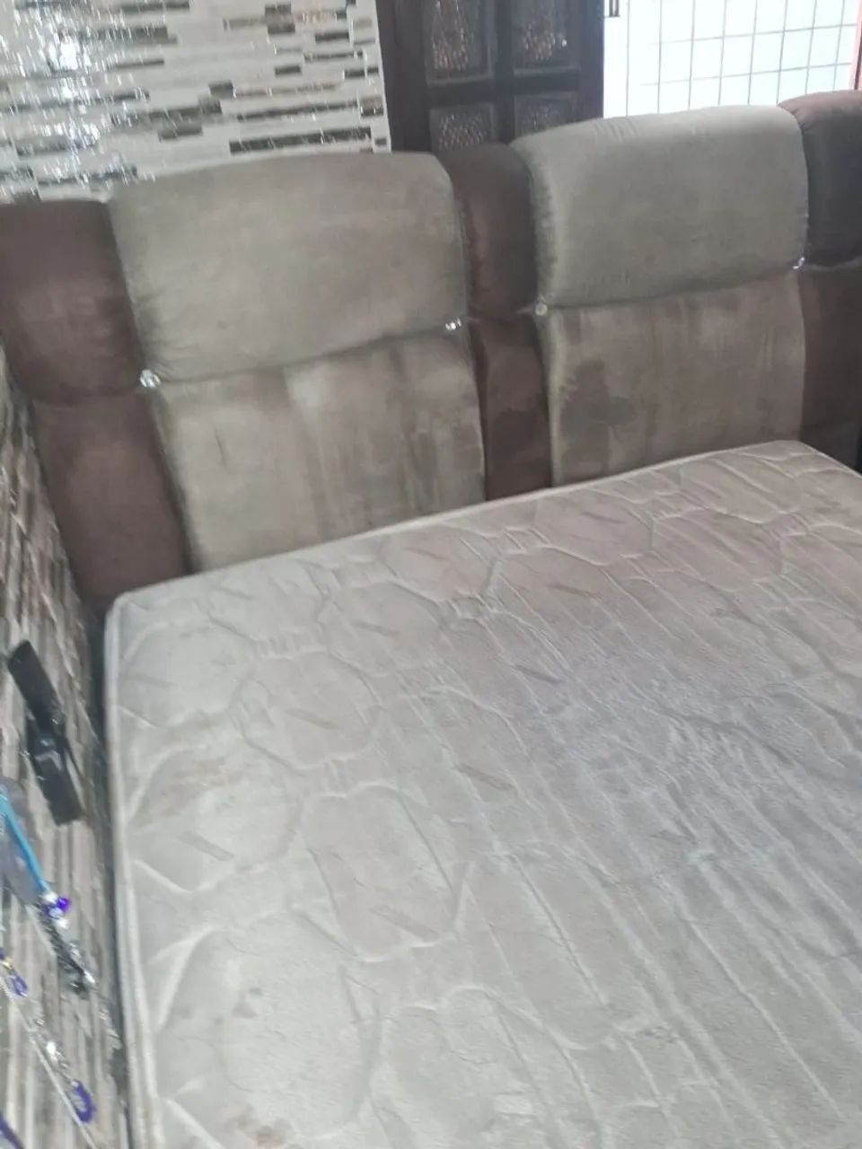 Cama box casal c/ cabeceira - Foto 5