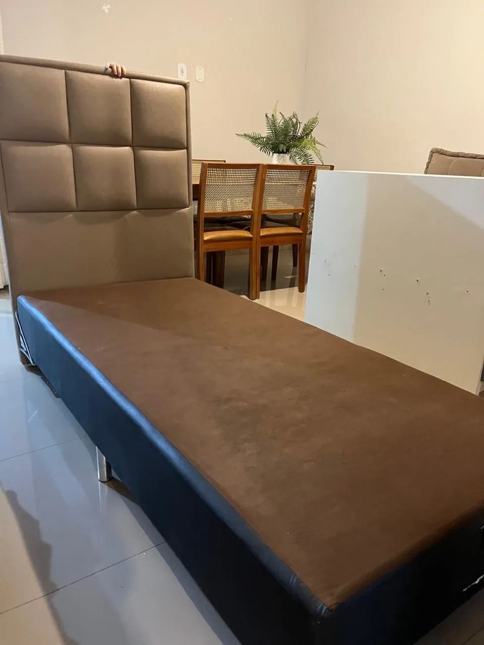 Cama box solteiro com cabeceira  - Foto 2