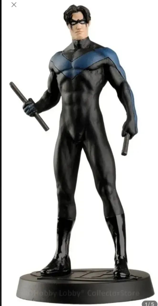 Figura Eaglemoss  DC Asa Noturna, com revista. - Foto 2