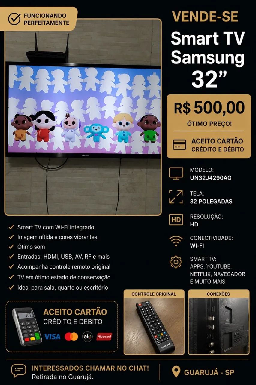 Tv Samsung 32 polegadas ( smart )