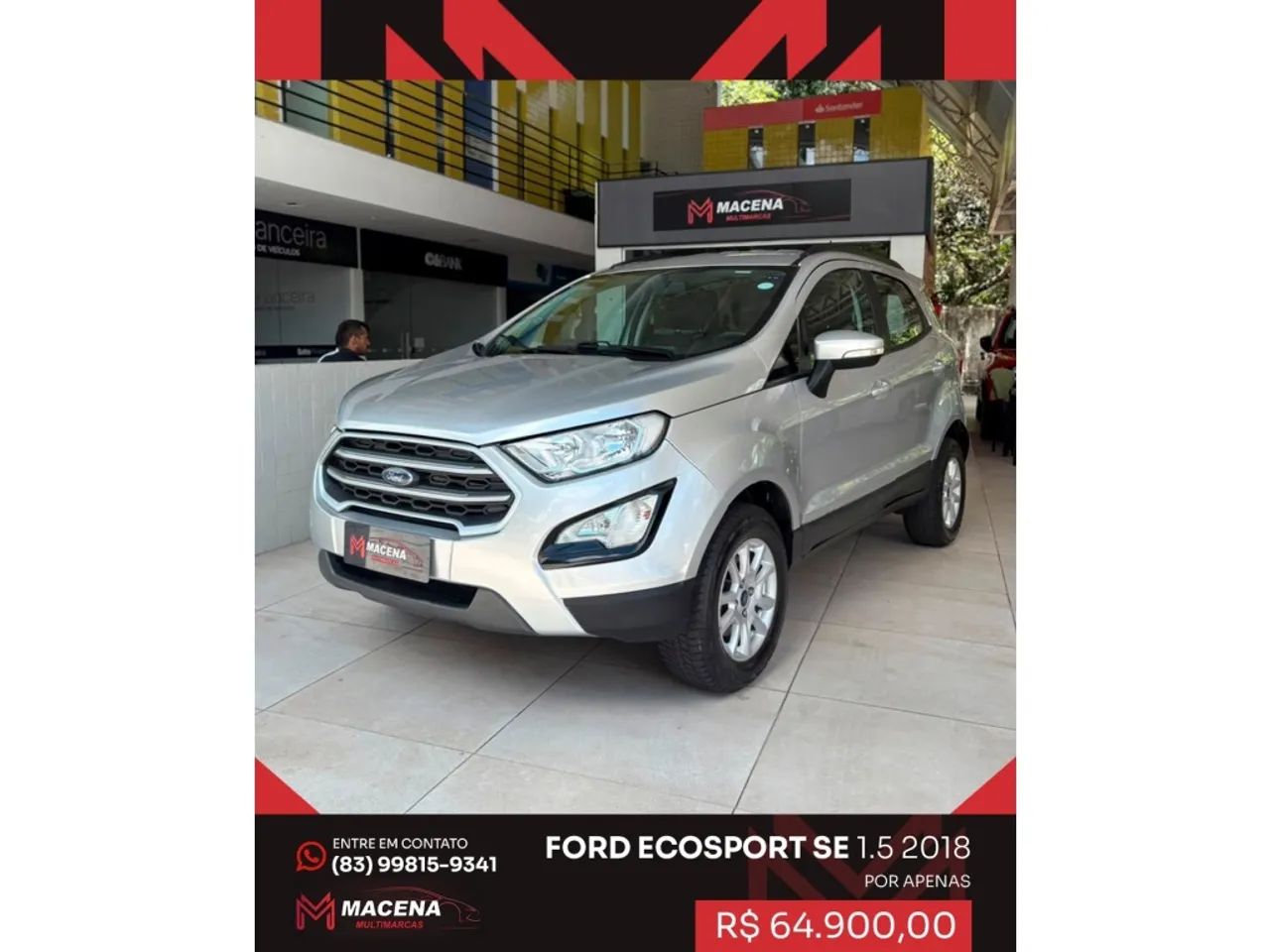 Ford Ecosport SE 1.5 12V FLEX 5P MEC. 2018