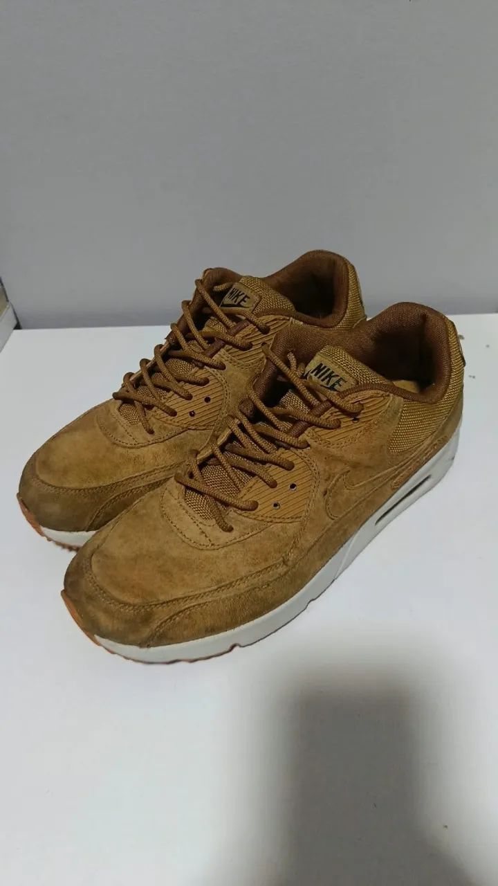 Nike Air Max 90 Camurça Caramelo - Foto 2