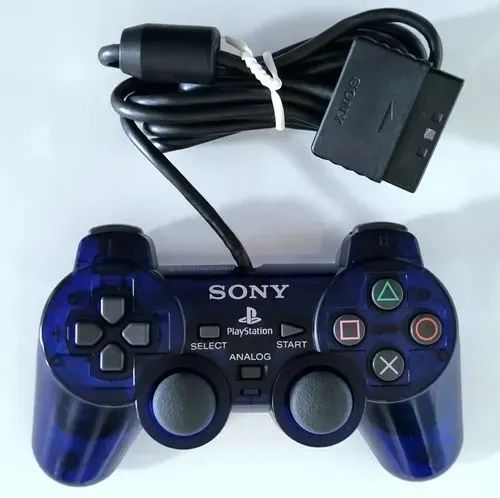 Controle original PS2 Midnight blue EXTREMAMENTE RARO ! - Foto 3
