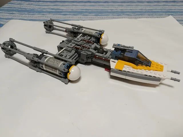 Nave Y-Wing Star Wars Blocos de Montar Compatível com Lego - Foto 2