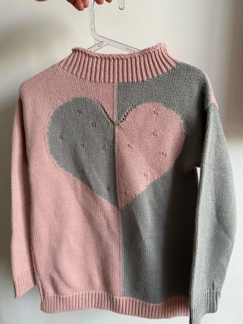Blusa de lã infantil 