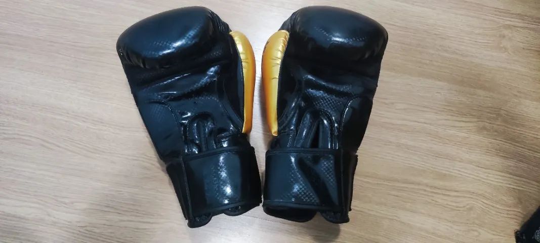 Luva de boxe Pretorian Black Line 12 oz - Foto 4