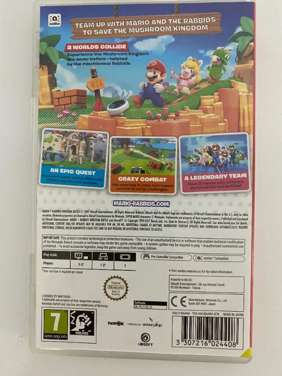 Jogo Nintendo Switch Mario + Rabbids Kingdom Battle - Foto 3