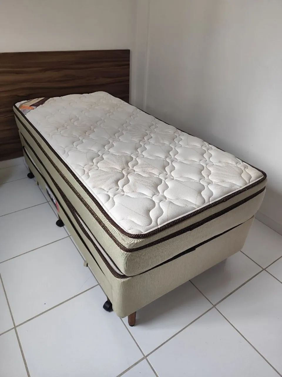 Cama solteiro conjugada castor 