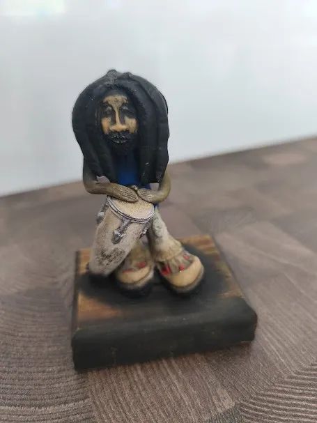 Escultura Bob Marley - 10 cm 
