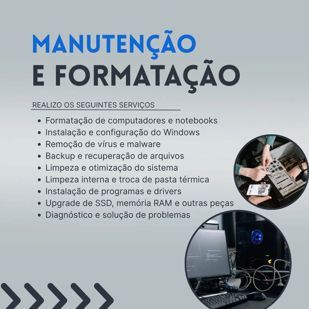 Formatação e Manutenção 60 Reais