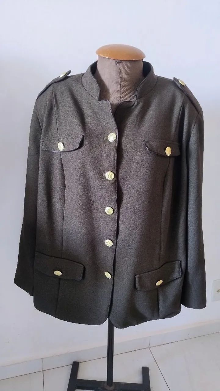 Casaco Verde militar 