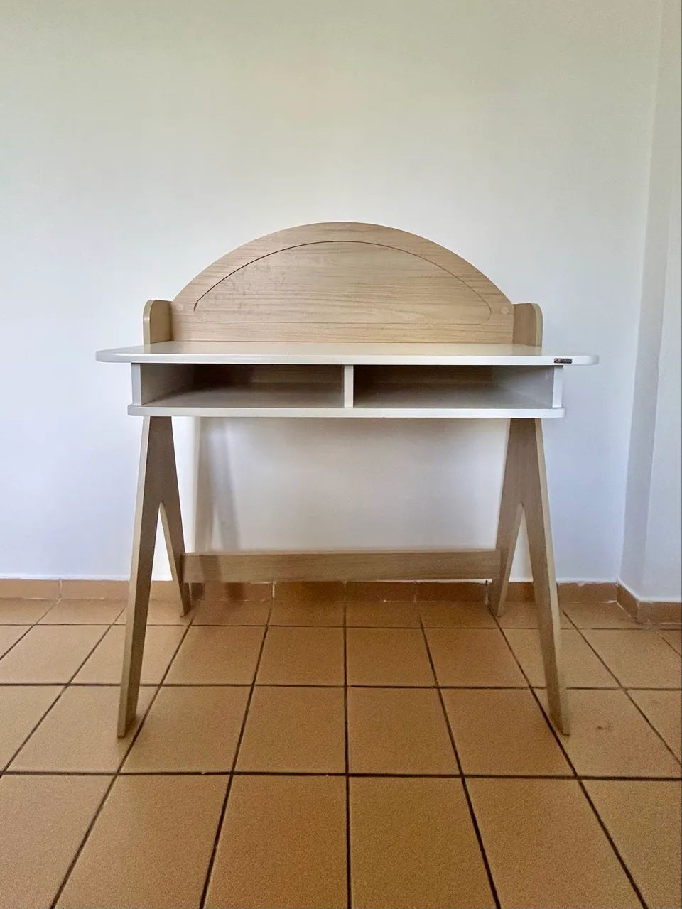 Desk with Shelves