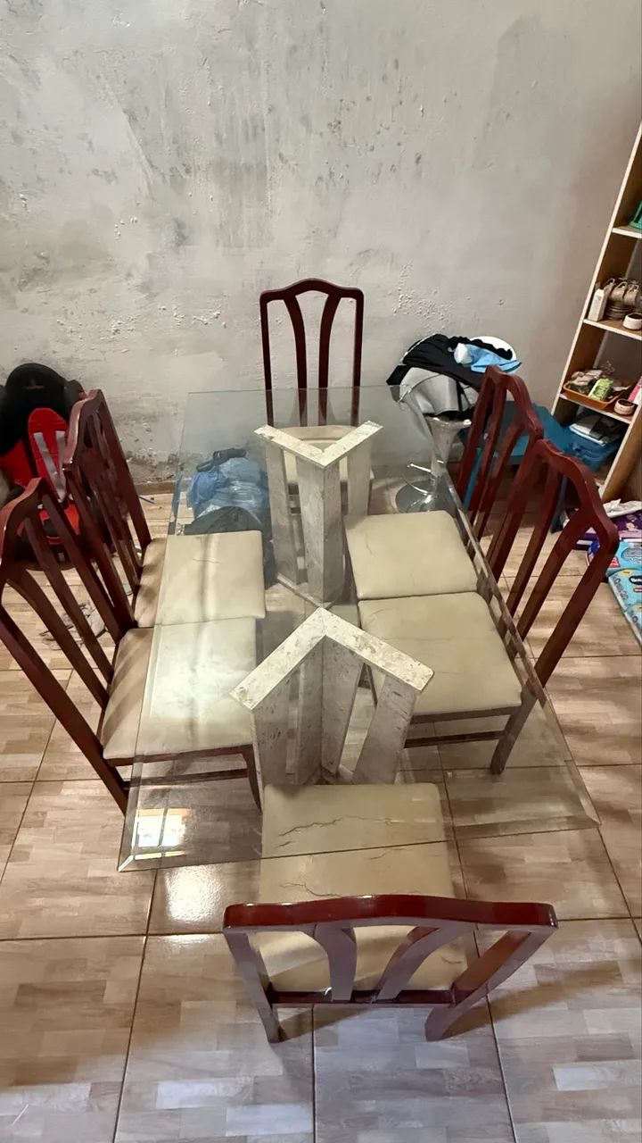 MESA DE VIDRO 2M VENDER LOGO  - Foto 3