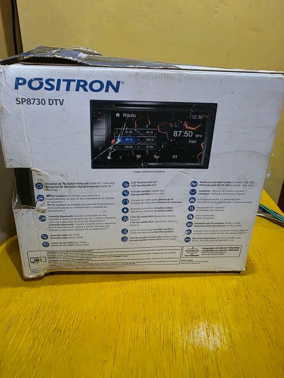 KIT MULTIMIDIA POSITRON SP8730 DTV - Foto 3