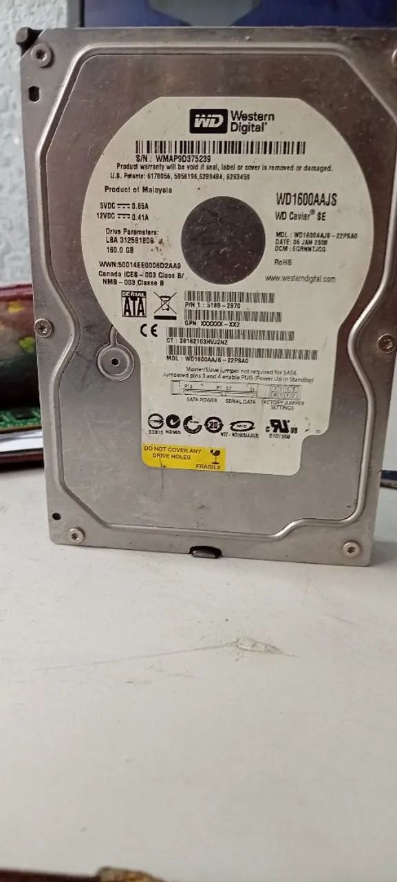Hd 160 gb