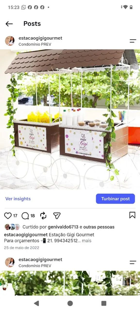 Vendo carrinho gourmet de telhadinho - Foto 5