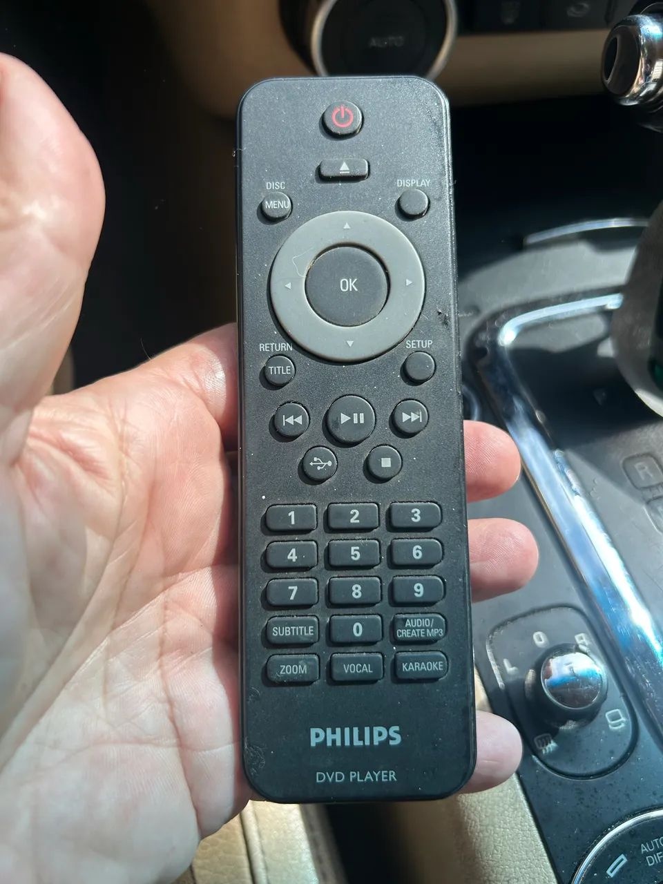 CONTROLE REMOTO PHILIPS DVD PLAYER ORIGINAL 