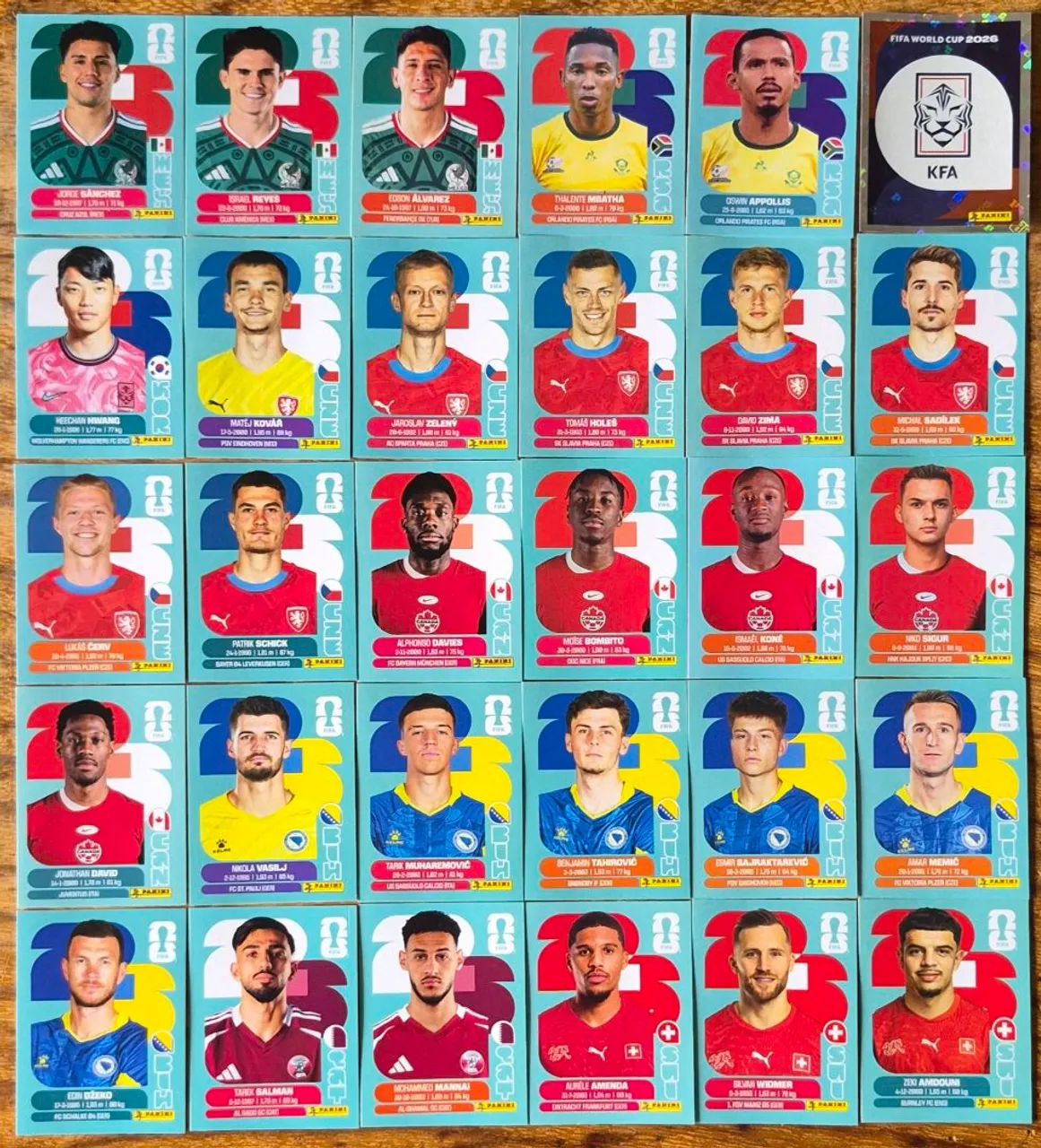 Figurinhas Copa 2026