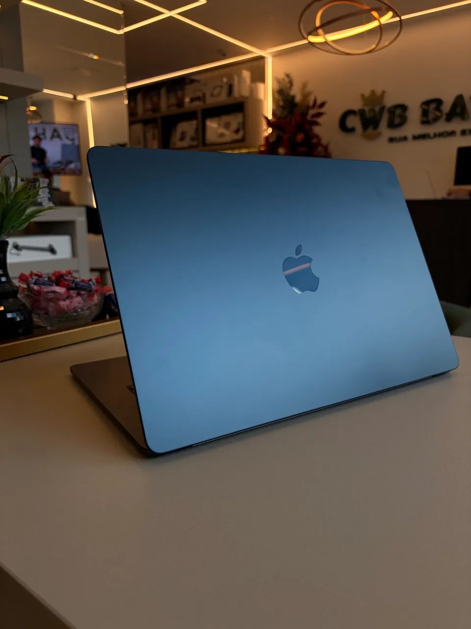 MacBook Air M3 15.3 Pol 8GB 256GB Preto Bateria 97% 149 Ciclos