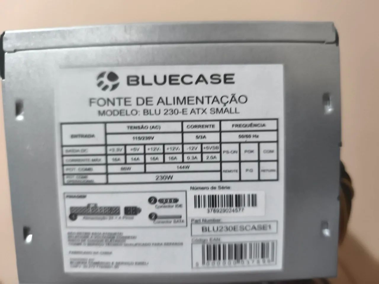 Fonte de alimentação bluecase 230w - Foto 2