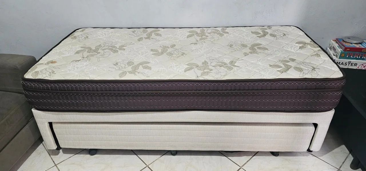 Cama box solteiro com cama auxiliar  - Foto 3