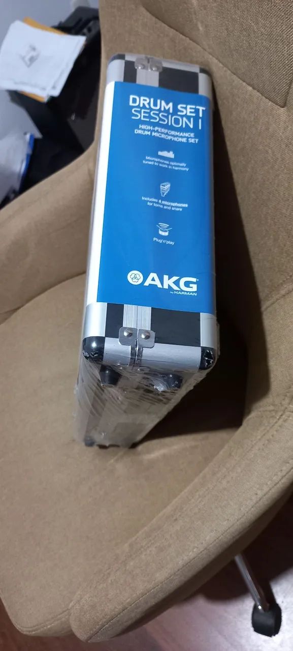 Kit de microfone para bateria akg DRUM SET SESSION 1 LACRADO!! - Foto 2