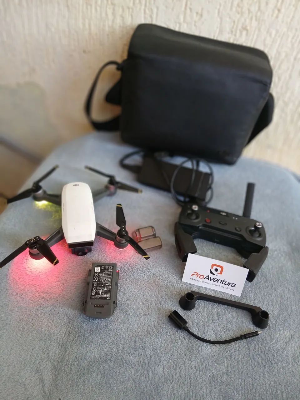 Venda-se drone dji spark combo completo funcionando perfeitamente  - Foto 3