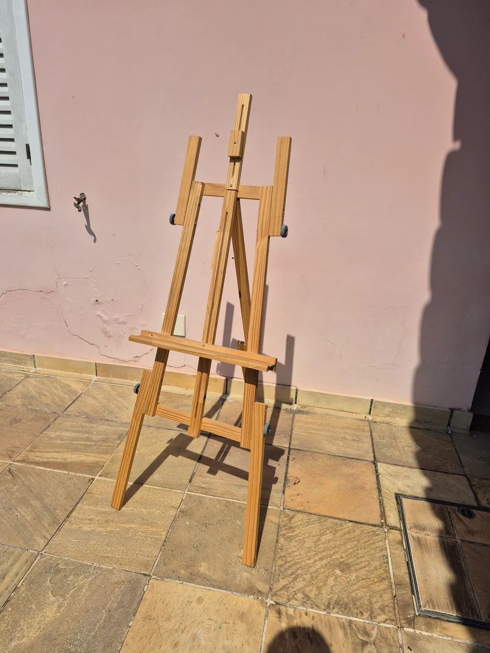Kit de pintura com cavalete, 5 telas e estojo de pintura - Foto 2