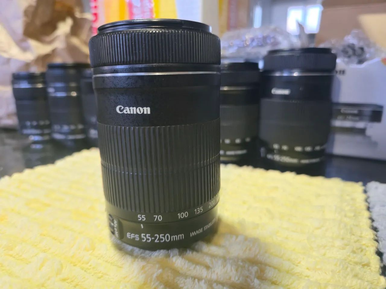 lente canon 55 250mm is