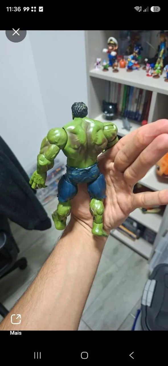 Boneco incrivel Hulk 2008 Hasbro - Foto 3