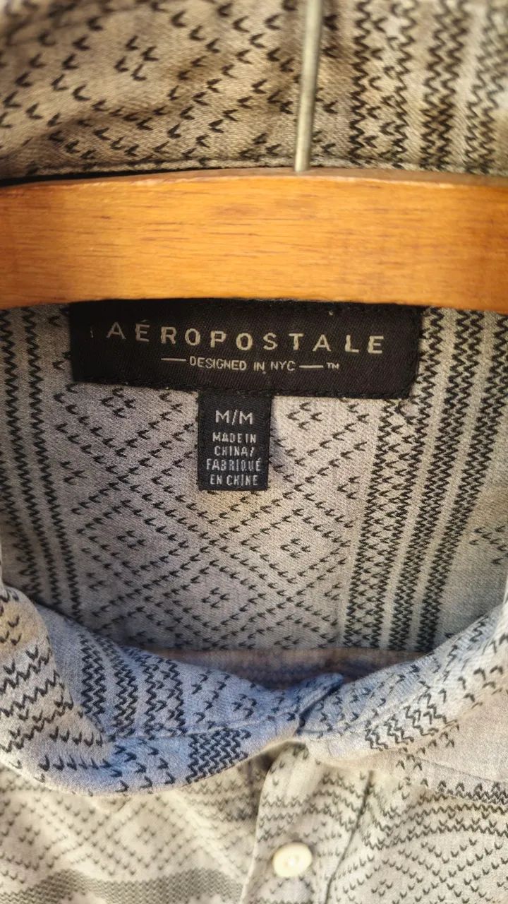 Camisa Aeropostale M - Foto 3