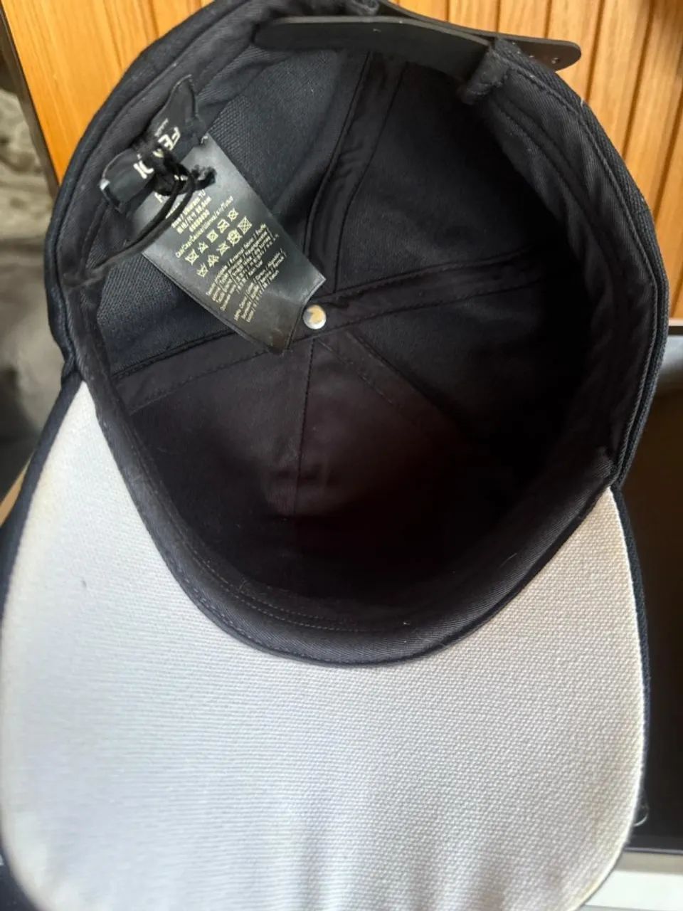 Boné Fendi Original Preto - Logo FF Bordado - Foto 2
