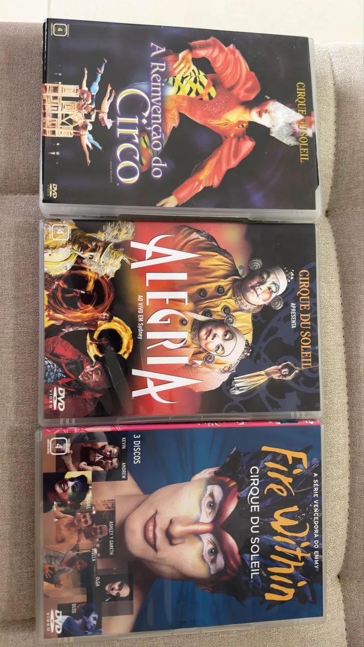 DVD cirque du soleil  promocao $150