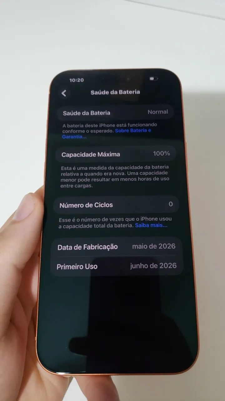 Iphone 17 Pro Max 256gb Cosmic Orange Novo - Foto 5