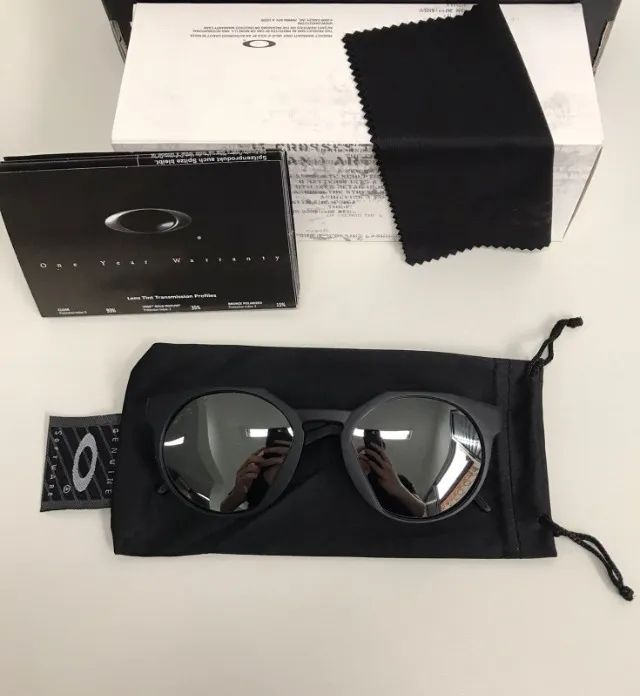 óculos de sol oakley hstn liquid metal - Foto 5