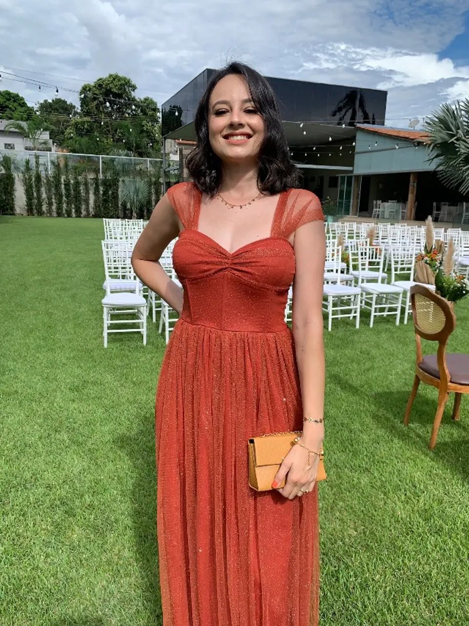 Vestido Terracota 