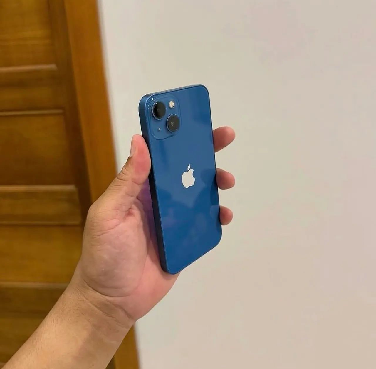 IPhone 13 azul 128GB Face iD ok aceito troca! - Foto 3