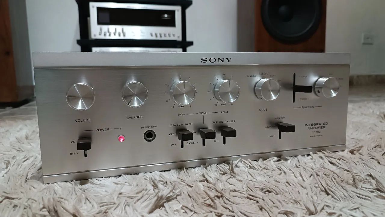 Amplificador integrado sony 1120 - Aparelhos de Som - Parque Dom