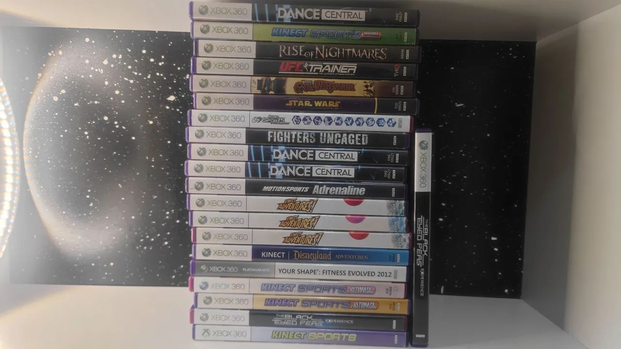 Lote de jogos de Kinect de Xbox 360 
