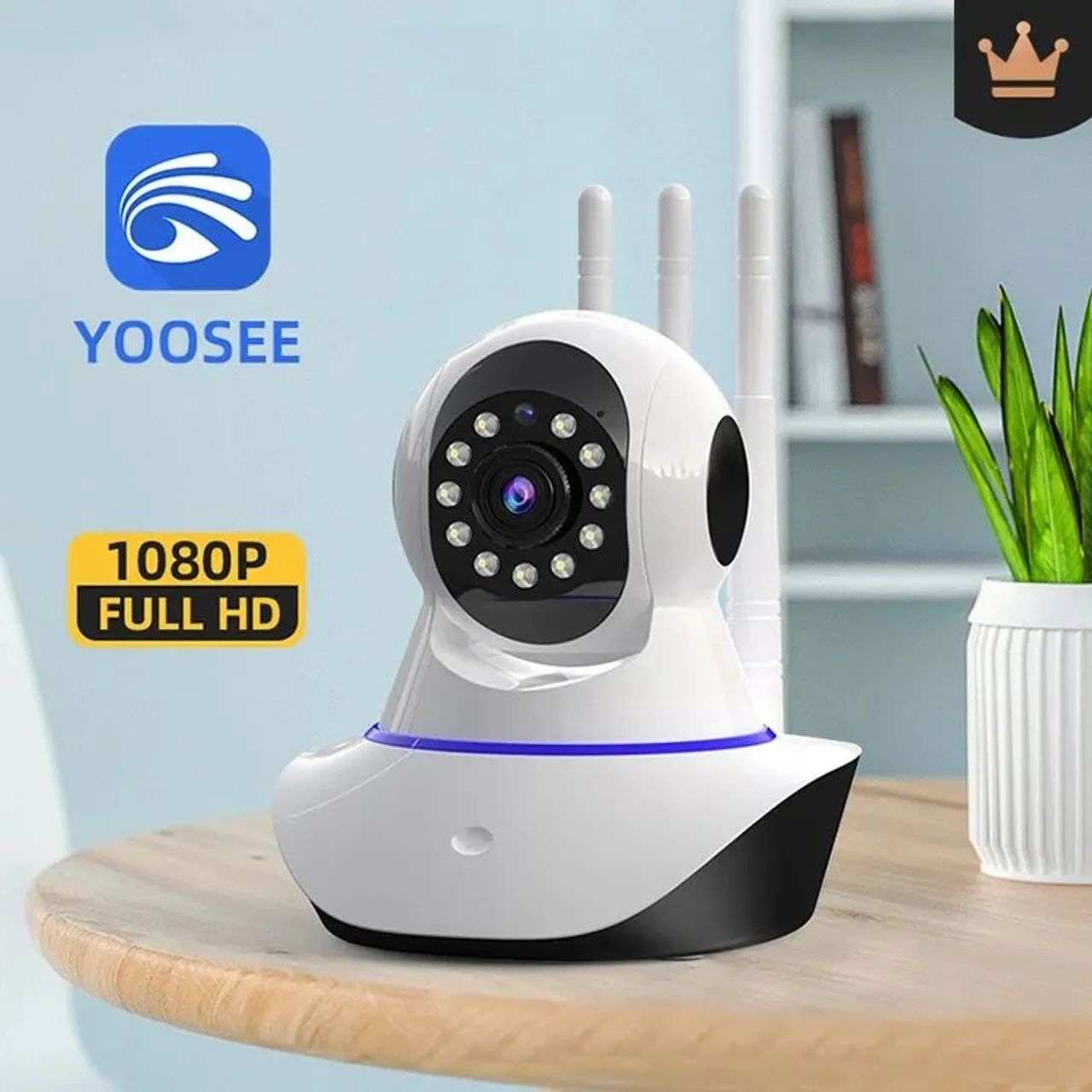 Câmera de Segurança Wi-Fi ip robô 360 baba eletronica wifi Yoosee